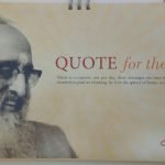 Quote of the day - Swami Chinmayananda